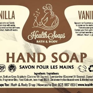 Vanilla Hand Biodegradable Soap 500ml